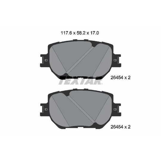 2645401 - Brake Pad Set, disc brake 