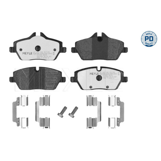 025 239 1517/PD - Brake Pad Set, disc brake 