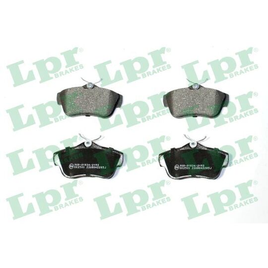 05P2285 - Brake Pad Set, disc brake 