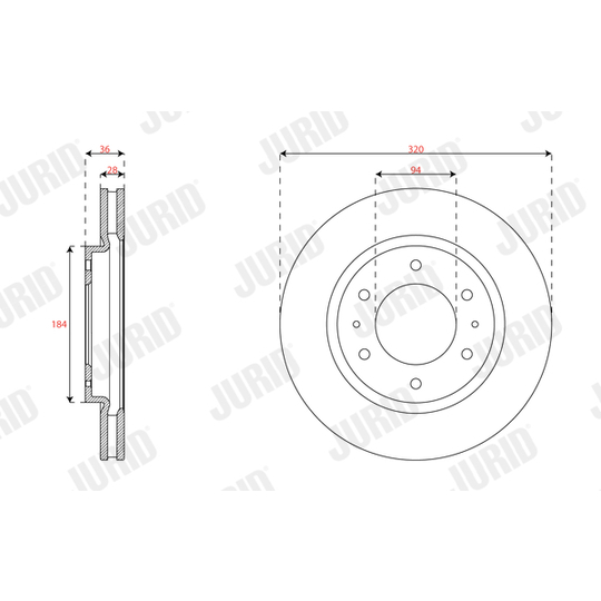 563621JC - Brake Disc 