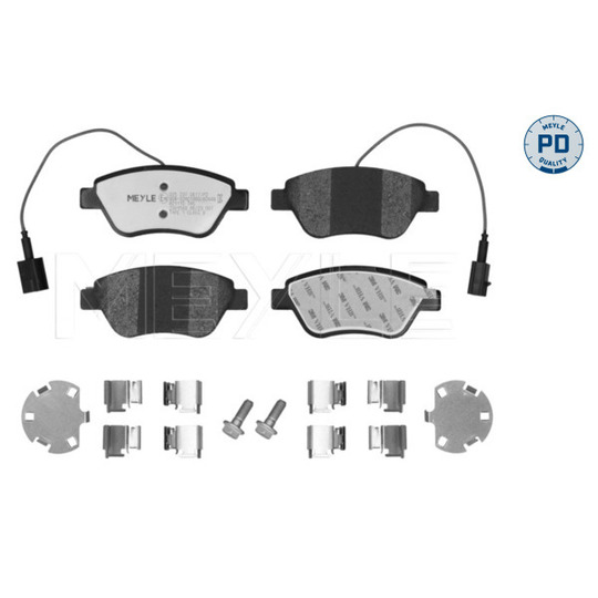 025 237 0617/PD - Brake Pad Set, disc brake 