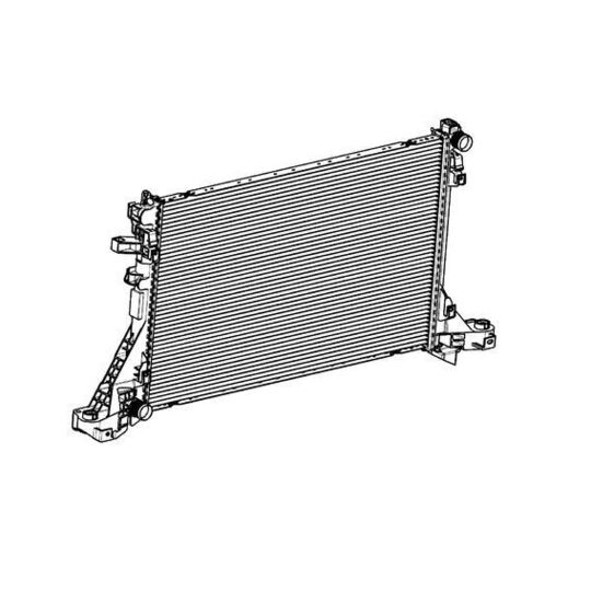 CR 2724 000P - Radiator, engine cooling 