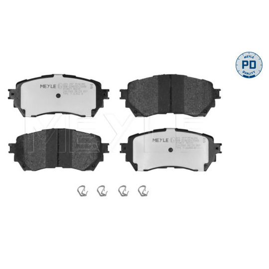 025 257 2516/PD - Brake Pad Set, disc brake 