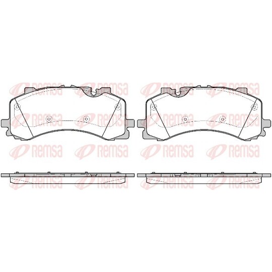 1744.00 - Brake Pad Set, disc brake 