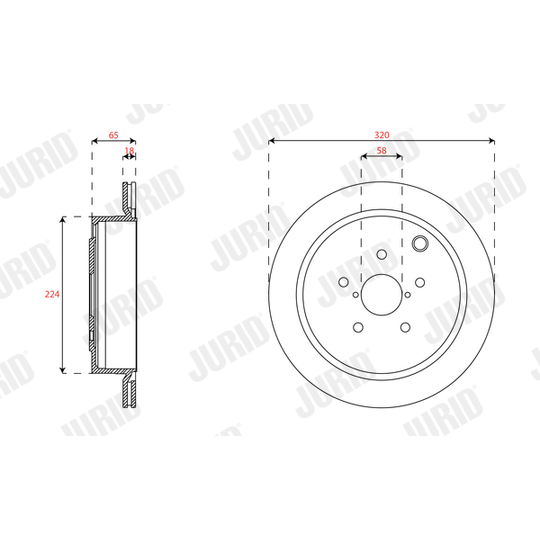 563548J - Brake Disc 