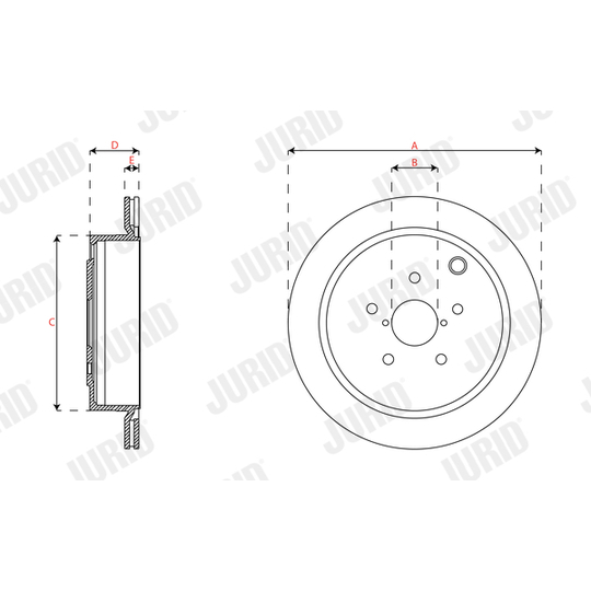 563548J - Brake Disc 