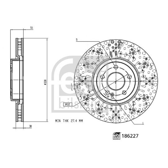 186227 - Piduriketas 