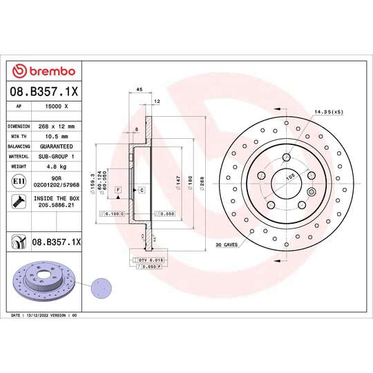 08.B357.1X - Piduriketas 