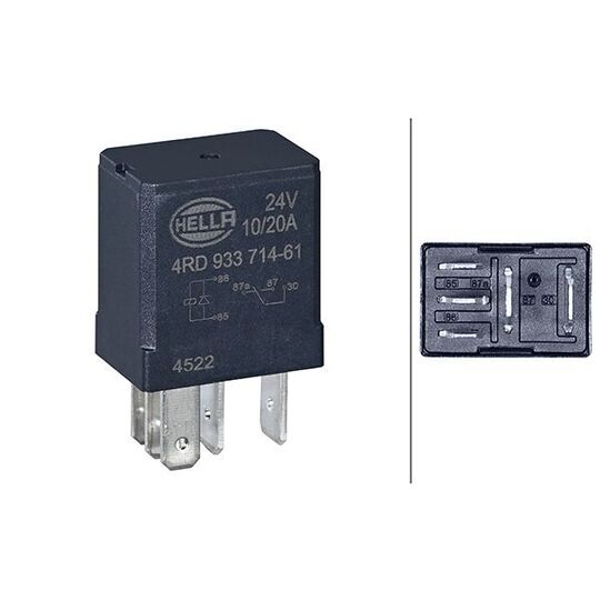 4RD 933 714-611 - Relay, main current 