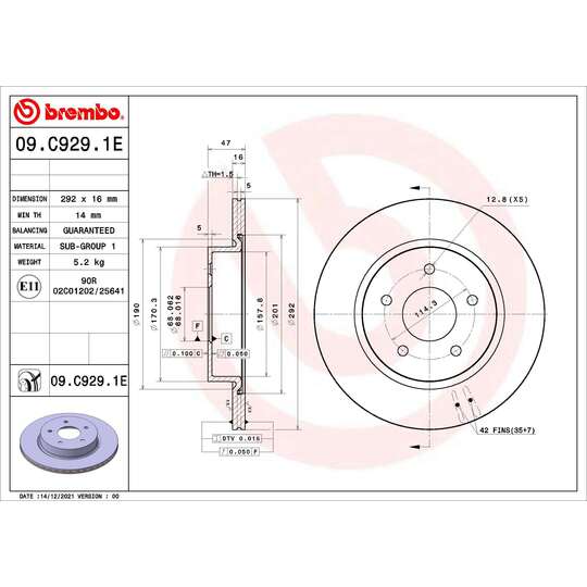 KT 08 030 - Brake Set, disc brake 