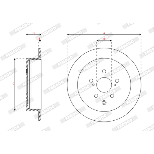 DDF2519C - Brake Disc 