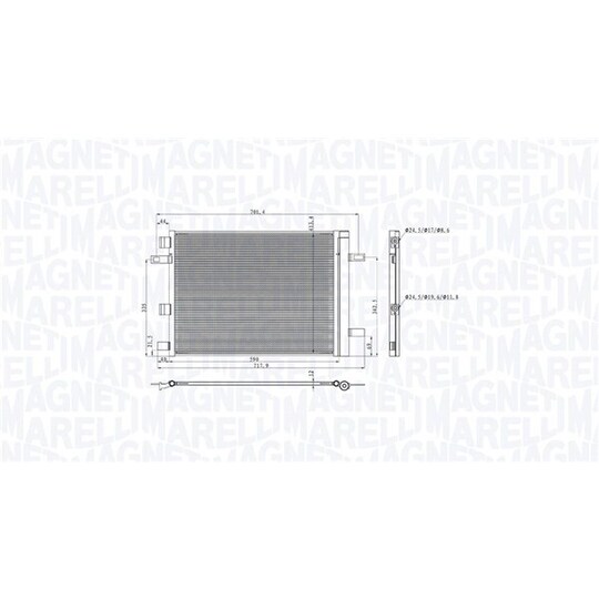 350203105300 - Lauhdutin, ilmastointilaite 