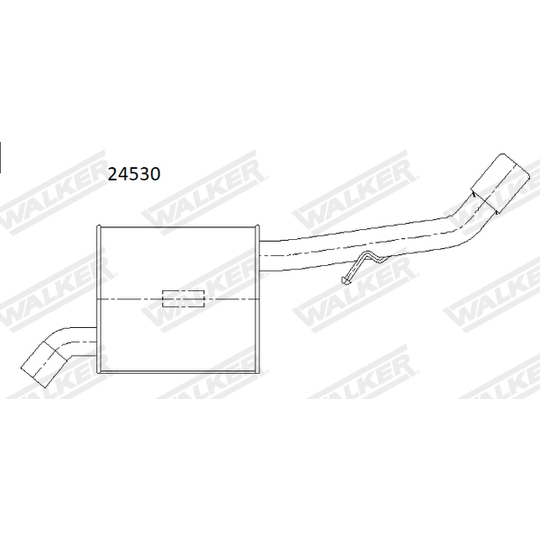 24530 - Bakre ljuddämpare 