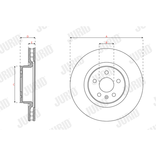 563660JC-1 - Brake Disc 