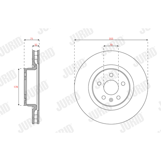 563660JC-1 - Brake Disc 