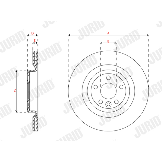 563639JC - Brake Disc 