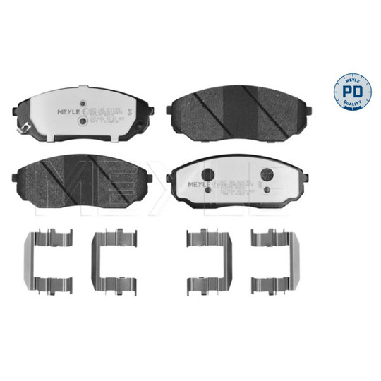 025 240 9217/PD - Brake Pad Set, disc brake 