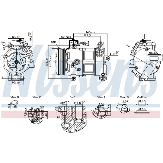 890596 - Compressor, air conditioning 