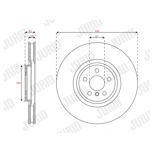 563669JC-1 - Brake Disc 