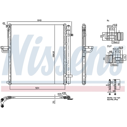 940977 - Condenser, air conditioning 