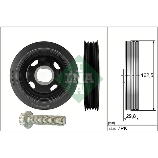 544 0179 20 - Belt Pulley Set, crankshaft 