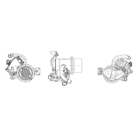 CE 55 000P - Cooler, exhaust gas recirculation 