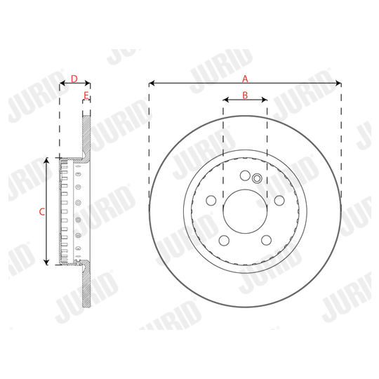 563320JVC-1 - Brake Disc 