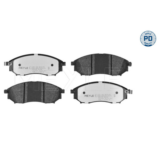 025 236 9816/PD - Brake Pad Set, disc brake 