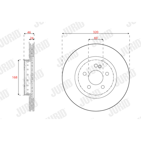 563468JVC-1 - Bromsskiva 