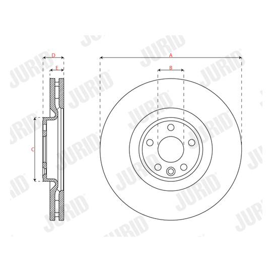 563695JC-1 - Brake Disc 