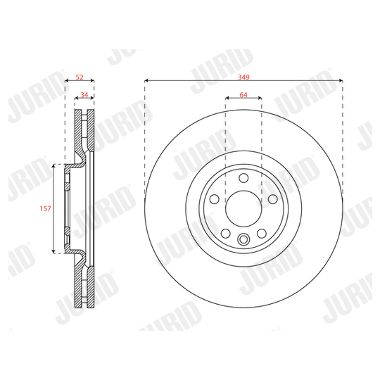 563695JC-1 - Brake Disc 