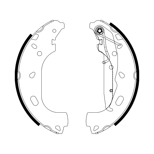 91060101 - Brake Shoe Set 