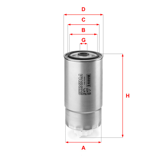 S 4009 NR - Fuel filter 