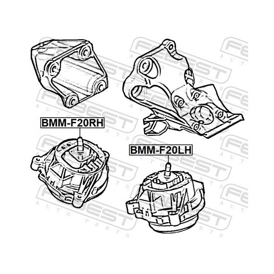 BMM-F20RH - Engine Mounting 