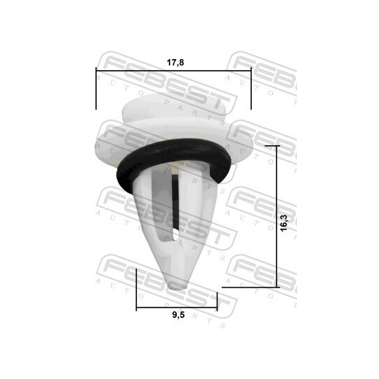 88570-178 - Clip, trim/protective strip 