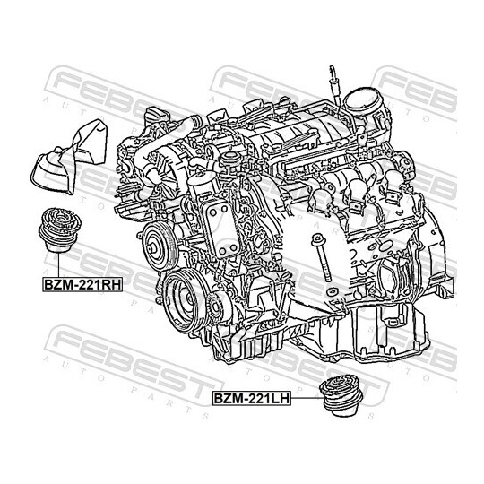 BZM-221RH - Engine Mounting 