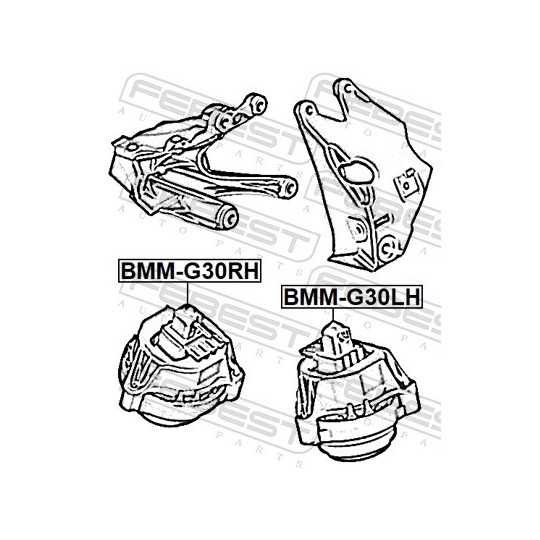 BMM-G30LH - Engine Mounting 