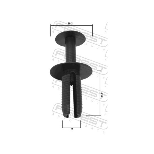 88570-180 - Clip, trim/protective strip 