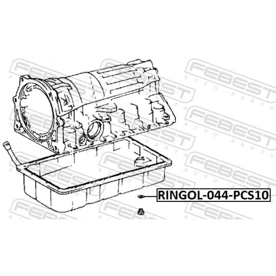 88430-121622X - Rõngastihend, õli äravoolukruvi 