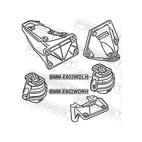 BMM-E602WDRH - Engine Mounting 