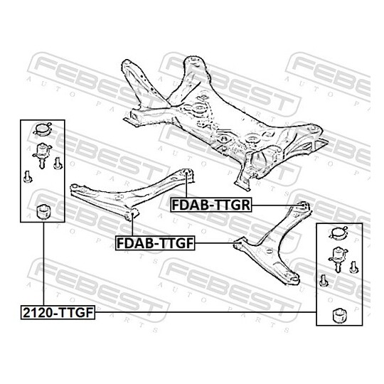 2120-TTGF - Ball Joint 