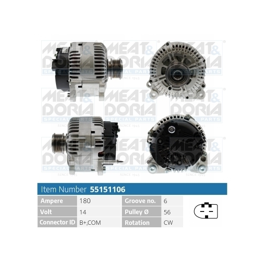 55151106 - Alternator 