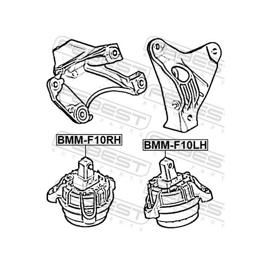 BMM-F10RH - Engine Mounting 