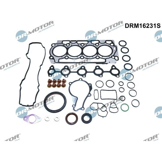 DRM16231S - Full Gasket Set, engine 