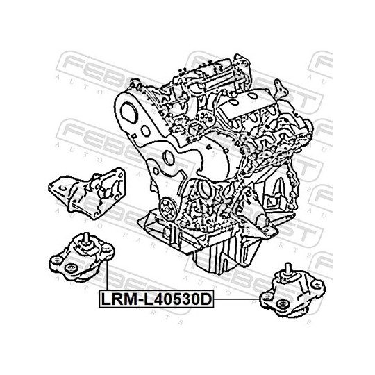 LRM-L40530D - Paigutus, Mootor 