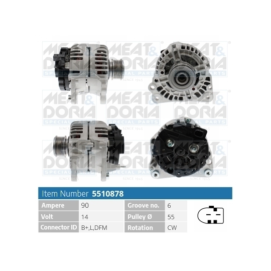 5510878 - Alternator 