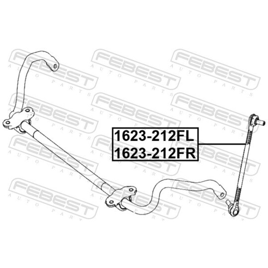 1623-212FR - Rod/Strut, stabiliser 