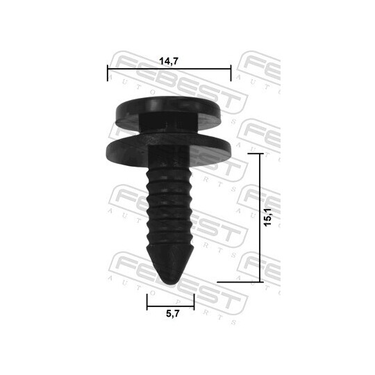 88570-227 - Clip, trim/protective strip 