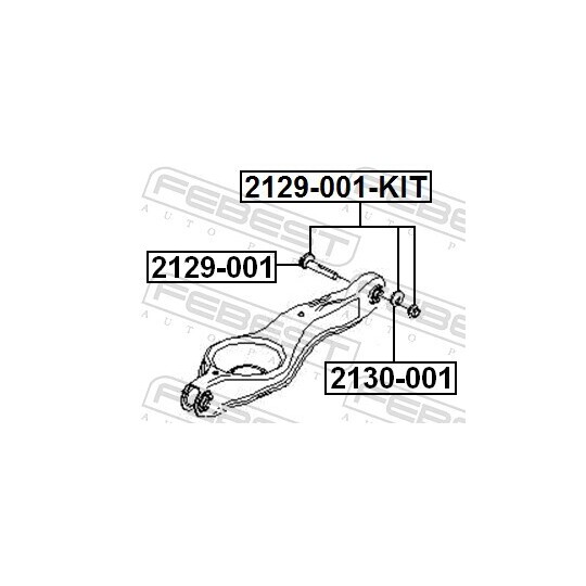 2129-001-KIT - Camber Correction Screw 