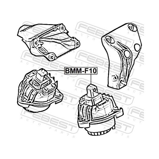 BMM-F10 - Moottorin tuki 